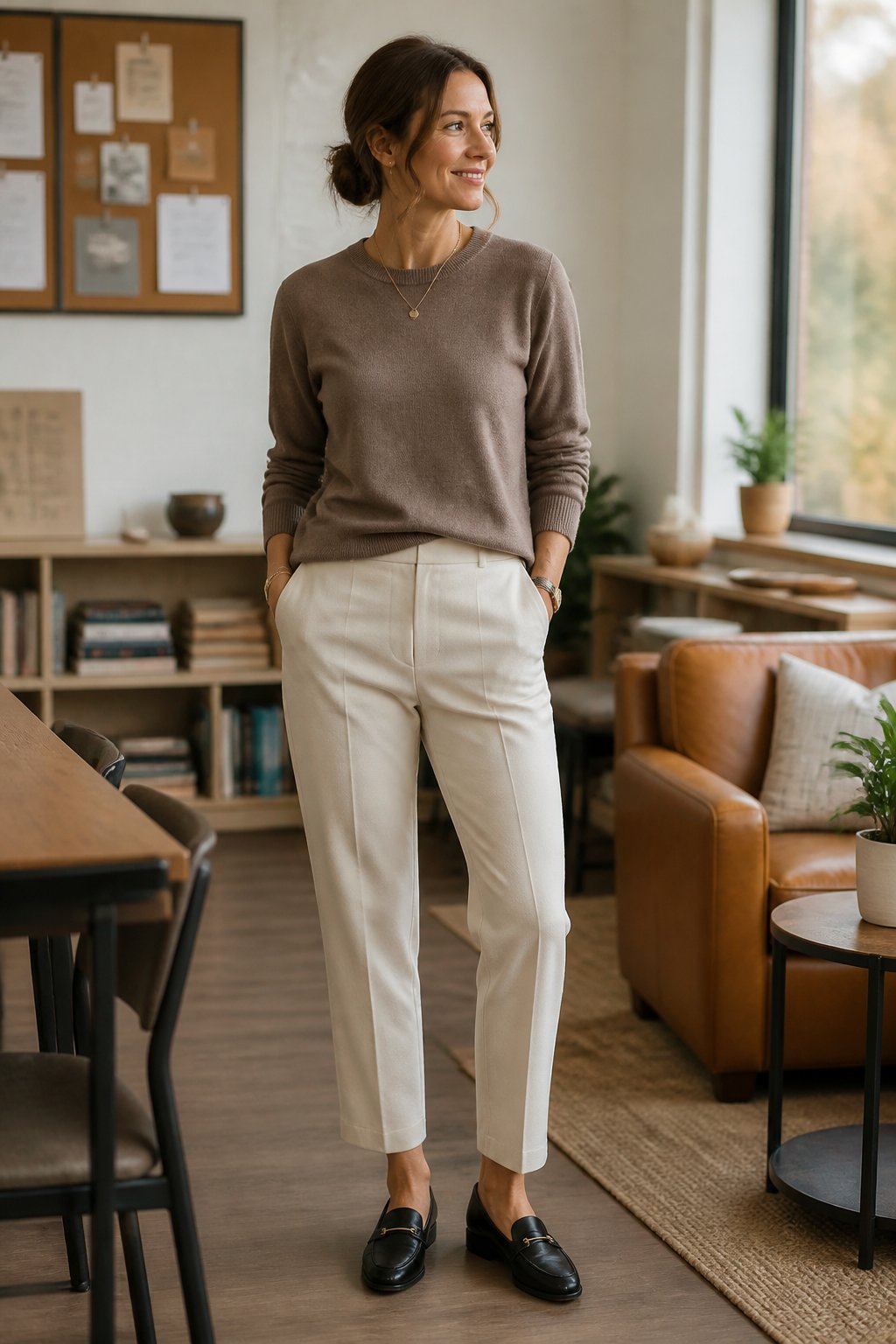 Comfy Teacher Outfits That Look Polished Enough for Class - look 09 image