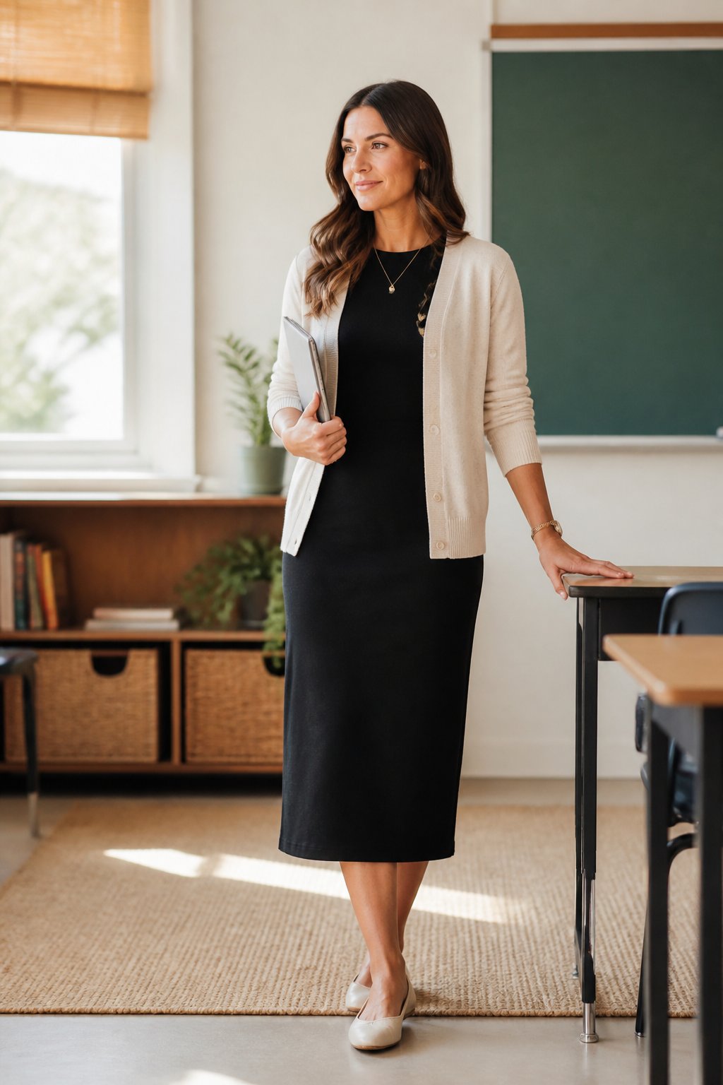 Comfy Teacher Outfits That Look Polished Enough for Class - look 13 image