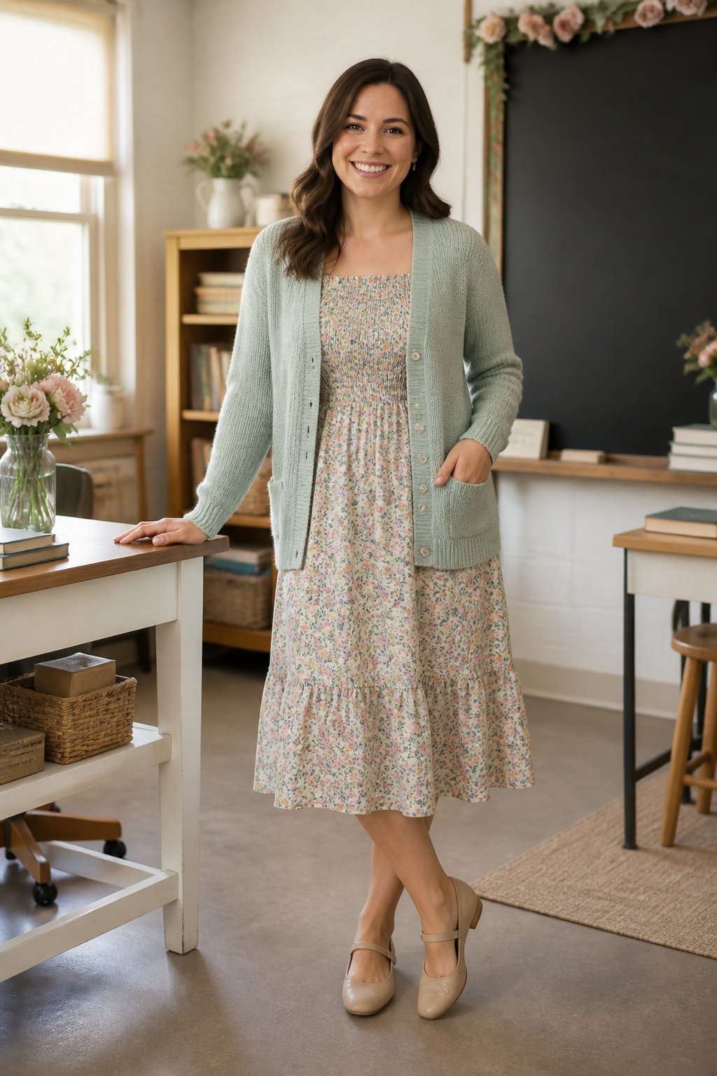 Cute Teacher Outfits That Still Work for Real School Days - look 02 image