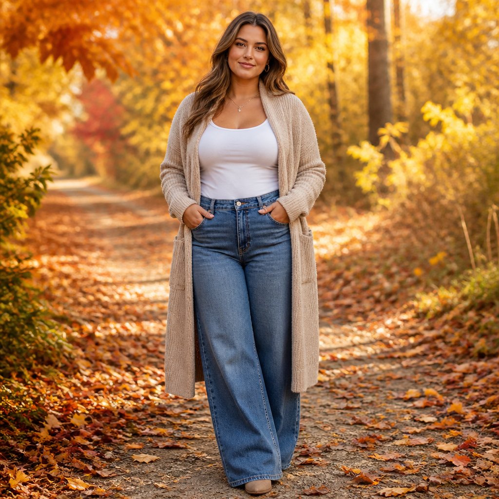 Midsize Fall Outfits That Layer Well Through the Temperature Swing