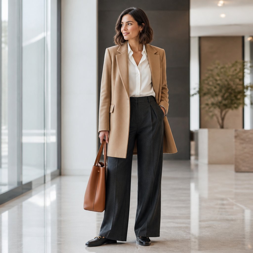 Midsize Office Outfits for Women That Feel Polished and Easy to Wear — Pinterest-friendly fashion photo
