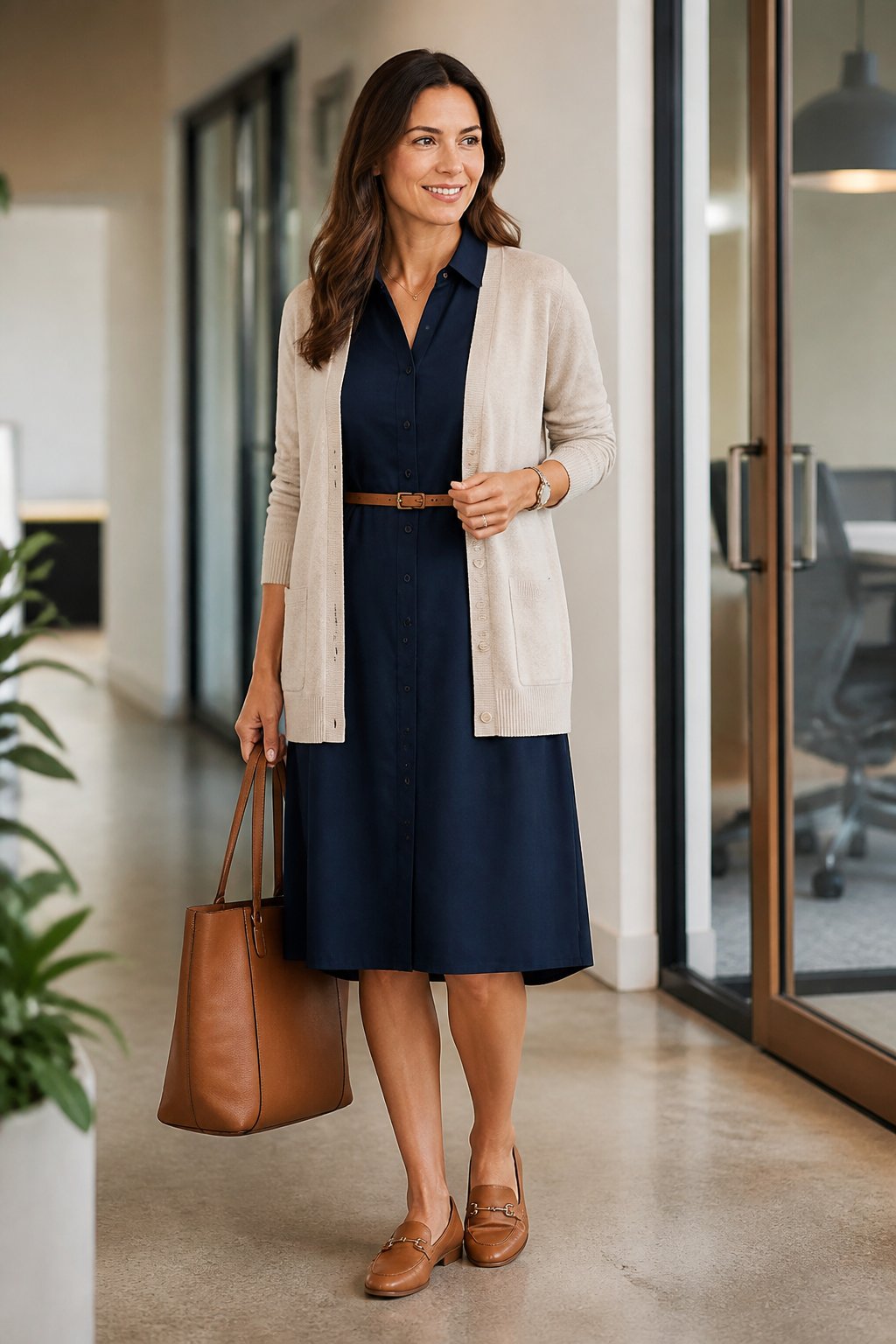 Midsize Office Outfits Look 03