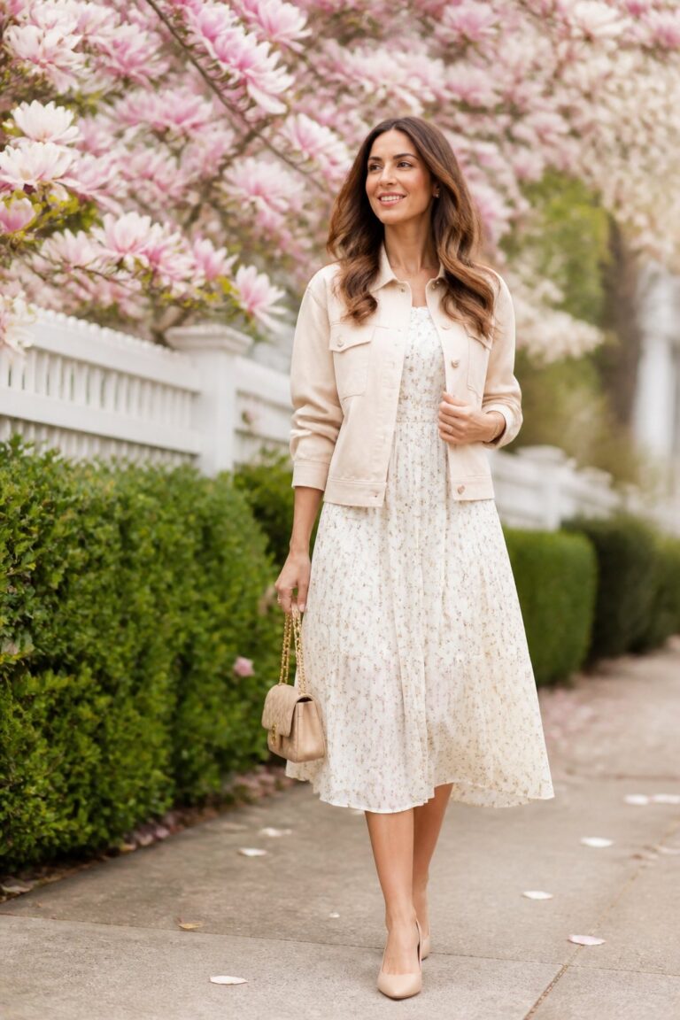 Modest Spring Outfits That Feel Light, Layerable, and Easy to Wear — Pinterest-friendly fashion photo