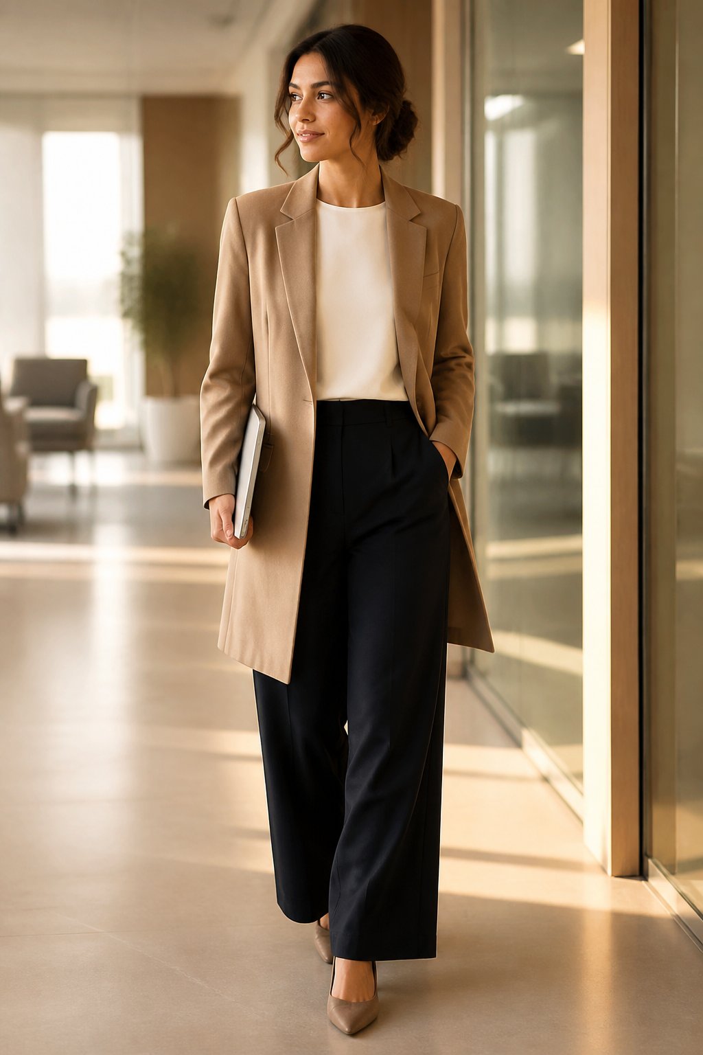 Modest Work Outfits Look 01