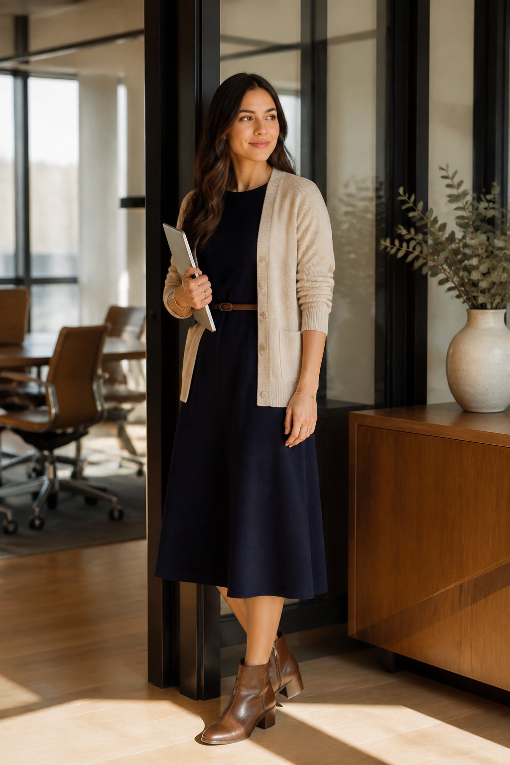 Modest Work Outfits Look 03