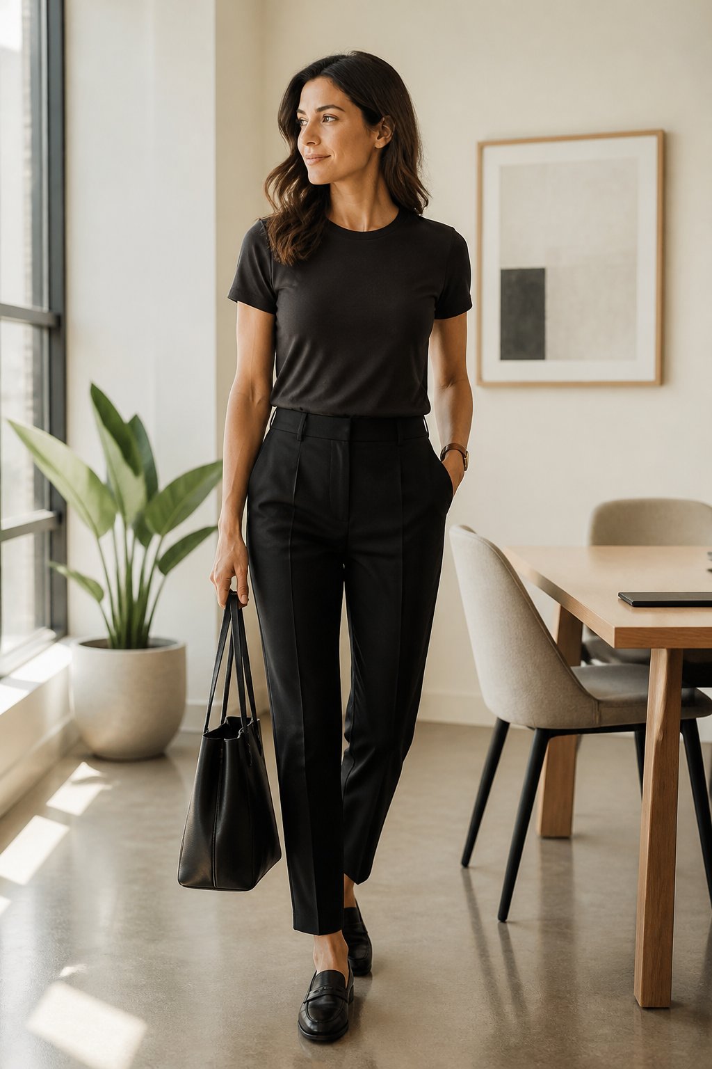Work Capsule Wardrobe Ideas for Repeatable Office Outfits - look 08 image